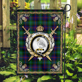 Clan Calder (Calder-Campbell) Tartan Crest Garden Flag  - Celtic Thistle  AI53 Clan Calder Tartan Today